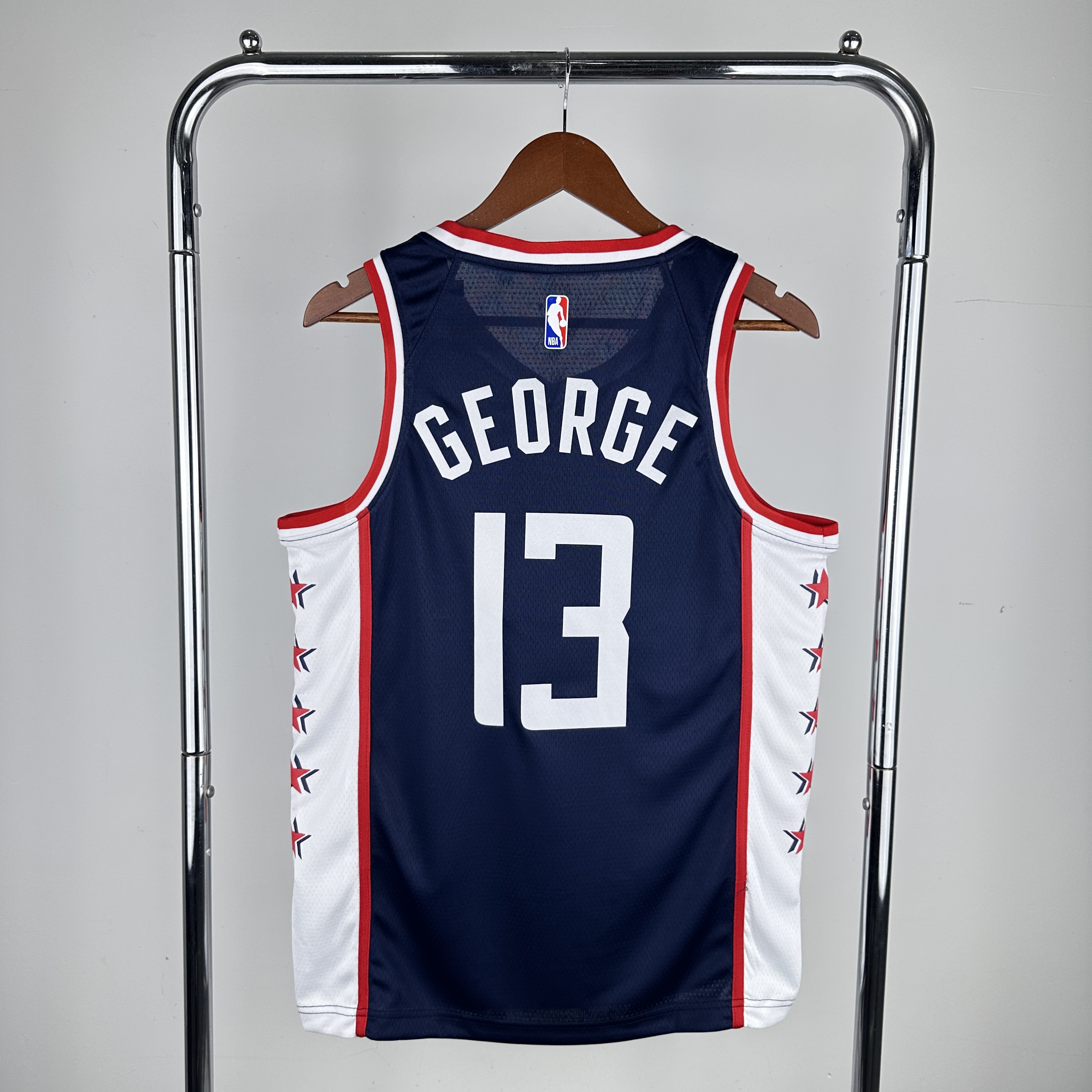 Men Los Angeles Clippers #13 George Blue City Edition Nike 2024 NBA Jersey